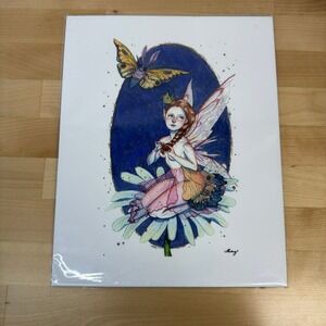 The Spectral‎ Studio Rebecca Kolb Fairy Butterfly Art Print A/S 8x10"